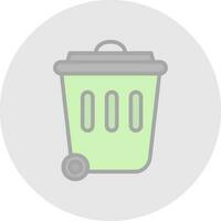 Recycle bin Vector Icon Design