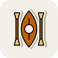 Kayak Vector Icon Design