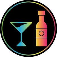 Alcoholic drink Vector Icon Design