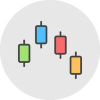 Bullish engulfing Vector Icon Design