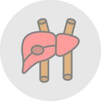 Liver Vector Icon Design