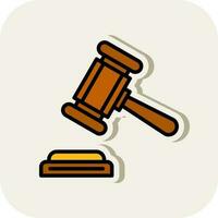 Gavel Vector Icon Design