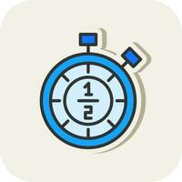 Half time Vector Icon Design