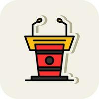 Podium Vector Icon Design