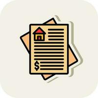 Mortgage Vector Icon Design