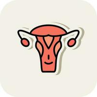 Uterus Vector Icon Design