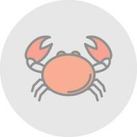 Crab Vector Icon Design