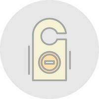 Do not disturb Vector Icon Design