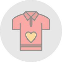 diseño de icono de vector de camisa