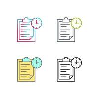 Task Management Vector Icon