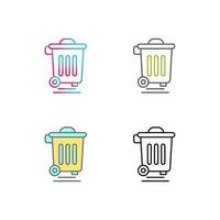 Dustbin Vector Icon