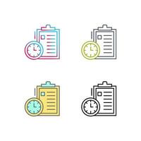 Time Management Vector Icon