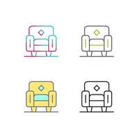 Armchair Vector Icon