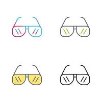 Sun Glasses Vector Icon