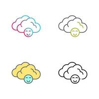 Cloudy Vector Icon