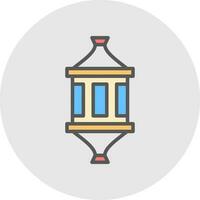 Lantern Vector Icon Design