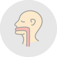 Throat Vector Icon Design