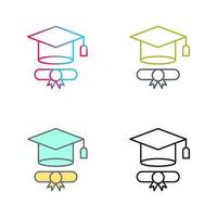 Graduation Hat Vector Icon