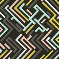 Abstract background with a maze style pattern design vector