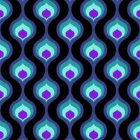 abstract background with a retro wallpaper design vector