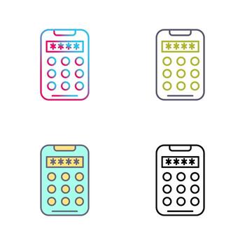 Pin Code Vector Icon
