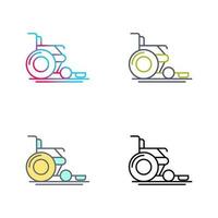 Wheel Chair Vector Icon