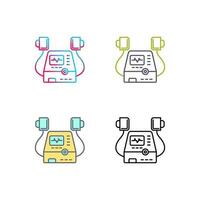 Defribillator Vector Icon