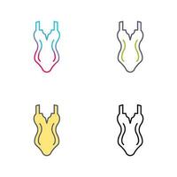 Swim Suit Vector Icon