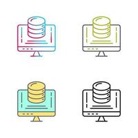Data Storage Vector Icon