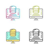 Data Storage Vector Icon