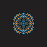 swirl colorful motion objects rotate symbol decor vector