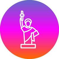 Statue Vector Icon Design