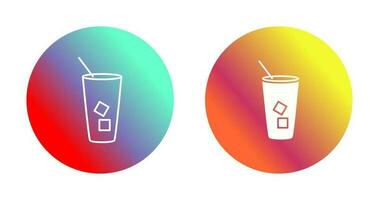 Iced Coffee Vector Icon