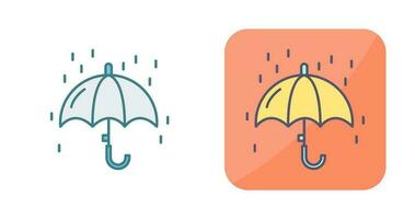 icono de vector de lluvia