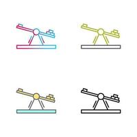 Seesaw Vector Icon