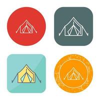 Tent Vector Icon