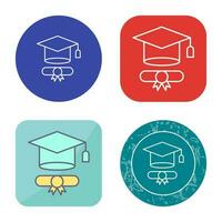 Graduation Hat Vector Icon