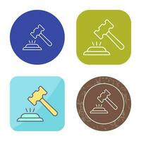 Gavel Vector Icon