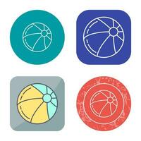 Beach Ball Vector Icon