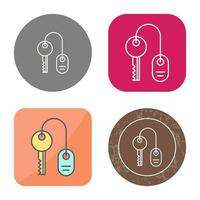 Room key Vector Icon