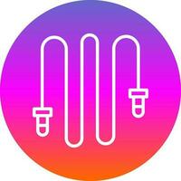 Jumping rope Vector Icon Design