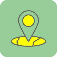 Map pointer Vector Icon Design