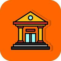 Courthouse Vector Icon Design