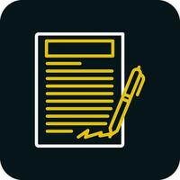 Agreement Vector Icon Design