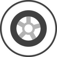 Wheel Vector Icon Design