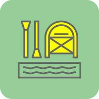 Rafting Vector Icon Design