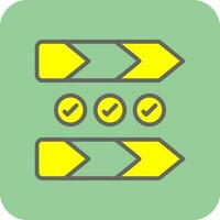 Value chain Vector Icon Design