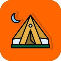 Tent Vector Icon Design