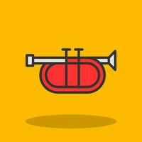 Trumpet Vector Icon Design