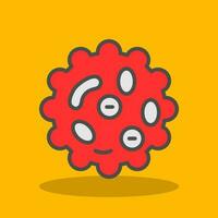 White blood cell Vector Icon Design